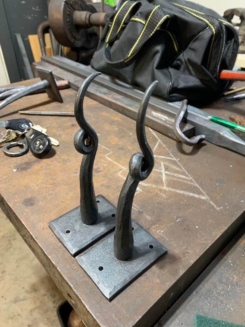 Hand-forged hook, for bananas or plants or whatever image 3