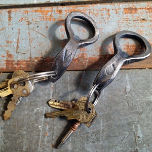 Keychain Beer Bottle Openers Hand-forged by a Blacksmith image 3