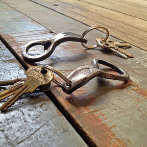 Keychain Beer Bottle Openers Hand-forged by a Blacksmith image 5