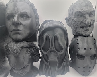 Horror movie icon planters.