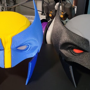 wolverine cosplay 3d printed helmet
