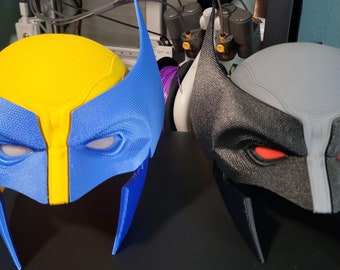 wolverine cosplay 3d printed helmet