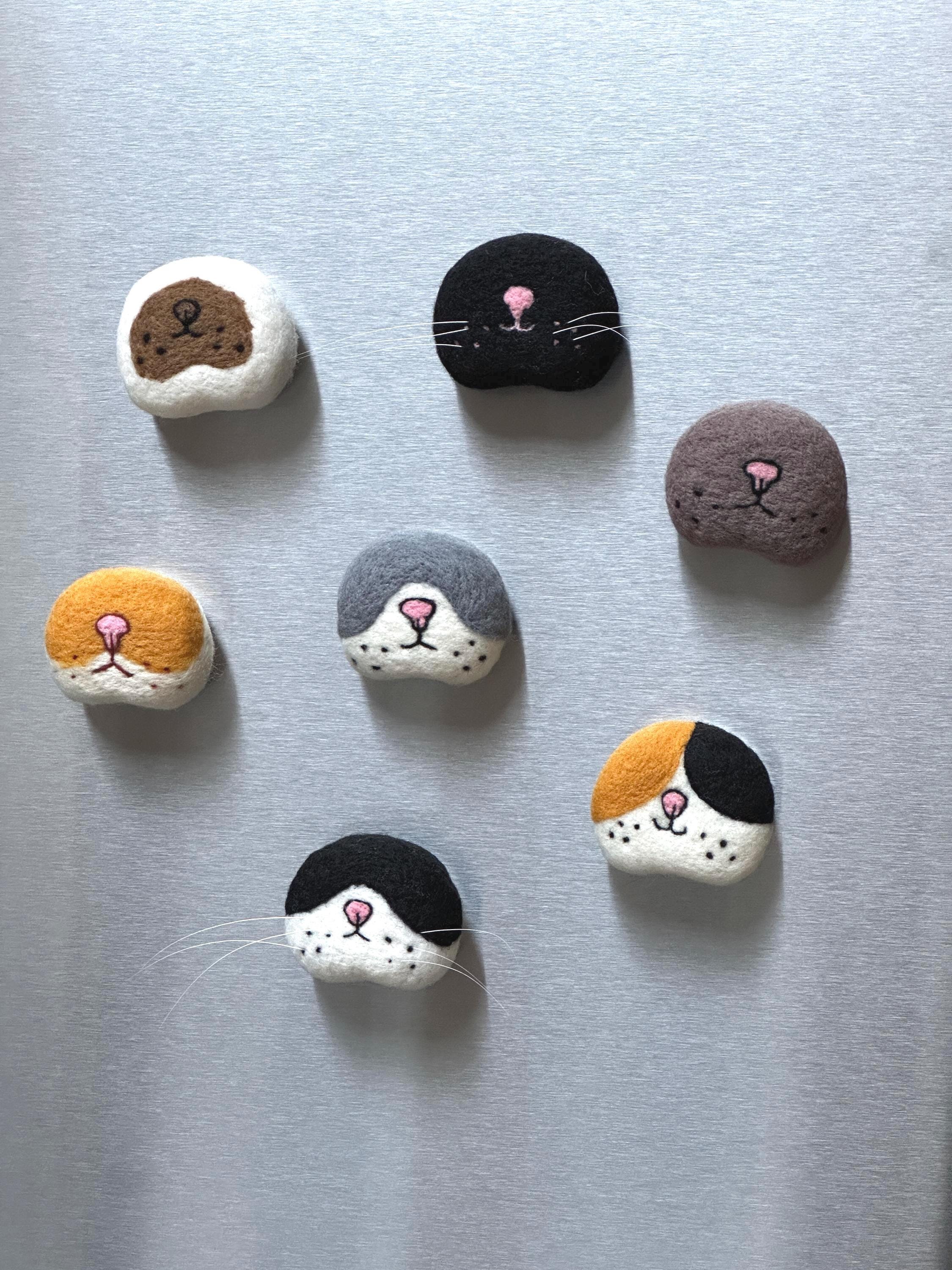 Handmade Magnetic Felt Cat Whisker Collector - Etsy