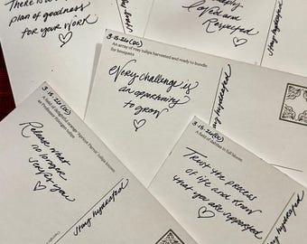 Personalized Handwritten Postcard | Sending Positive Energy | Encouragement Gift for Friend | Thinking of You Card