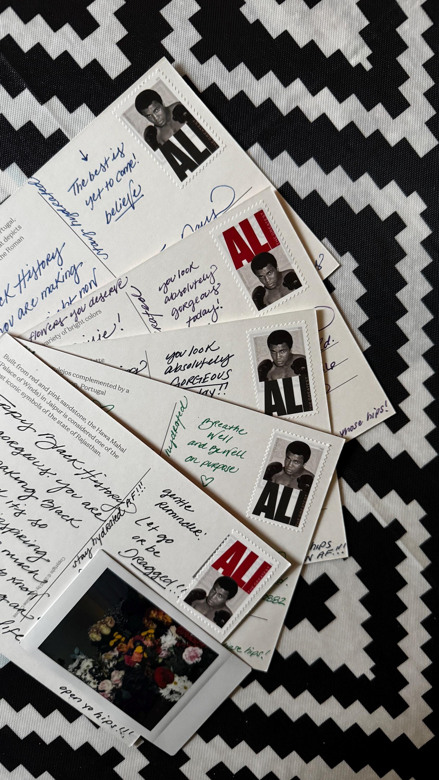 Personalized Handwritten Postcard | Sending Positive Energy ...