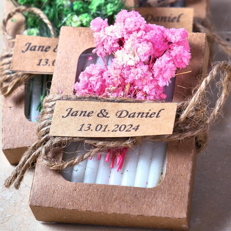 50 PCS Wedding Favors Soaps for Guests in Bulk, Bridal Shower Favors