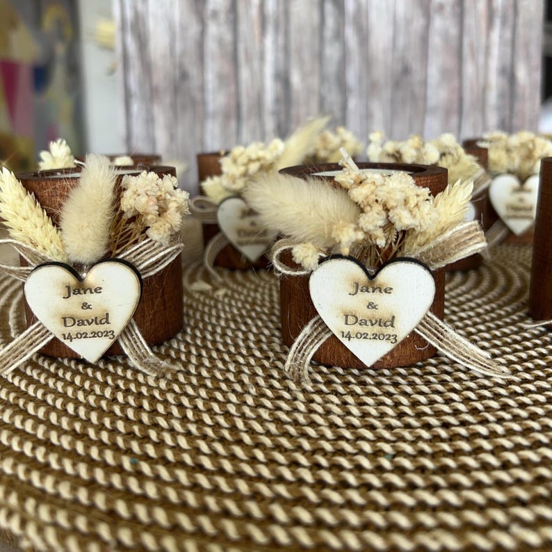 Personalized Candle Wedding Favor, Wedding Favors for Guests in Bulk