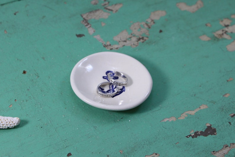 Ring Dish Piggy Mini Ceramic Dish Piglet Jewelry Dish Trinket Dish Pink Pig Round Organizing Dish
