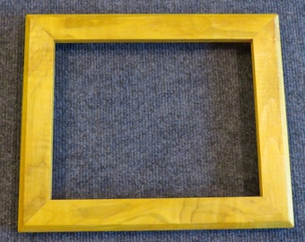 8x10 Curly Maple Picture Frame Yellow dye YY