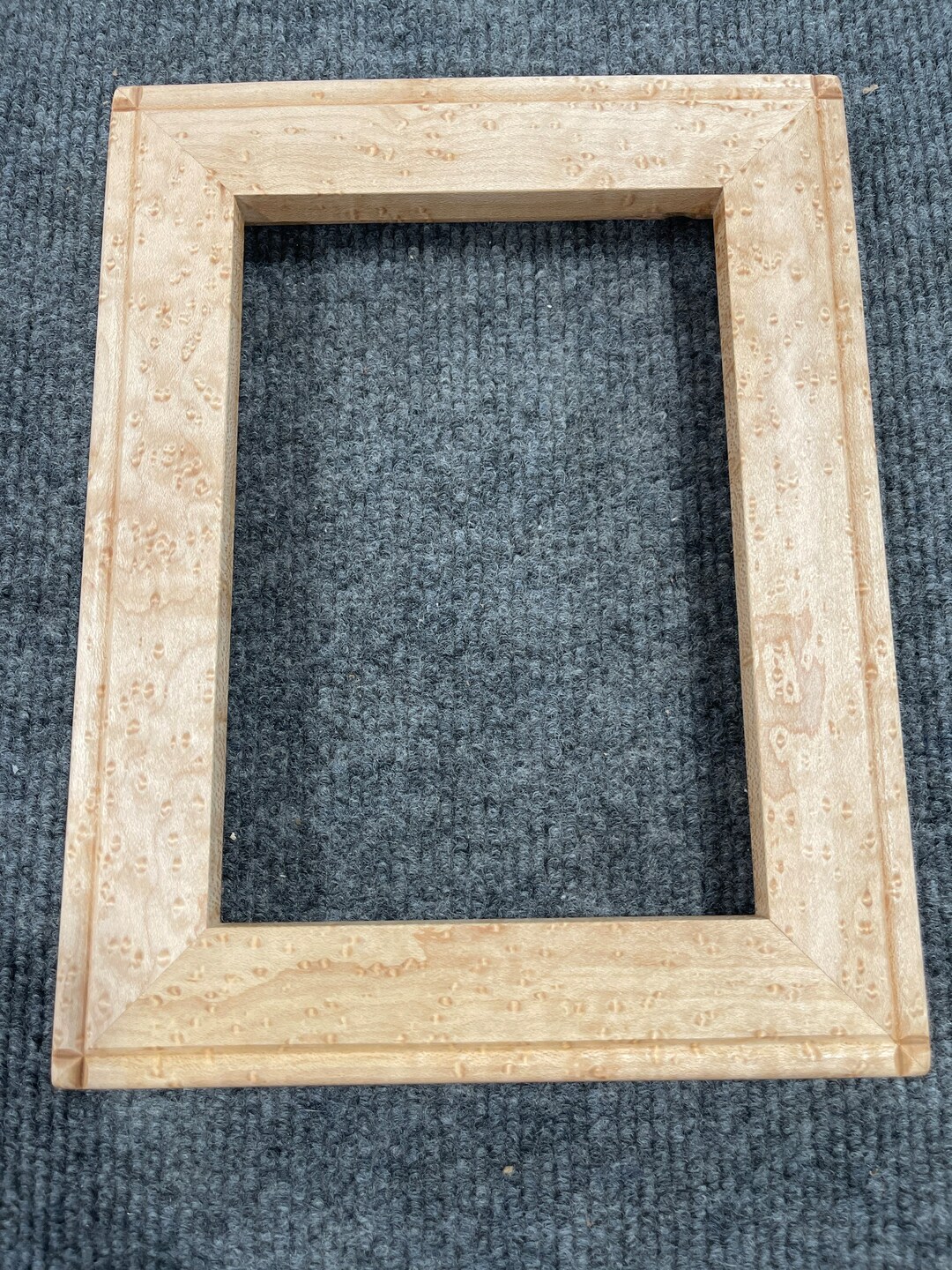 5 X 7 Birds Eye Maple Picture Frame Etsy