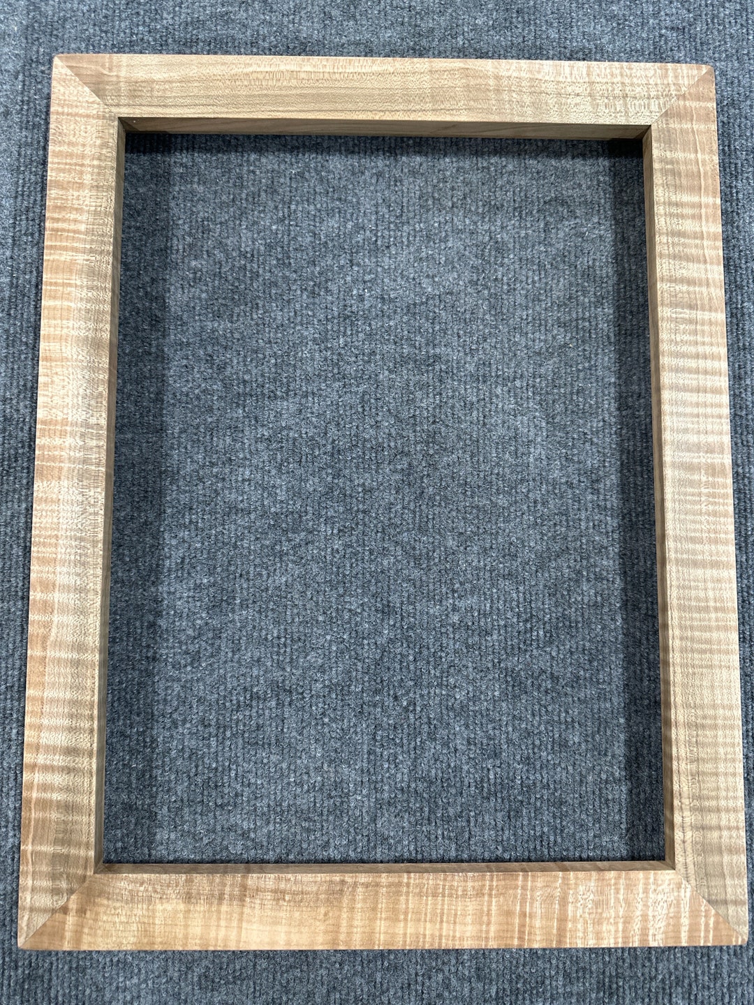 12 X 16 Curly Maple Picture Frame Etsy