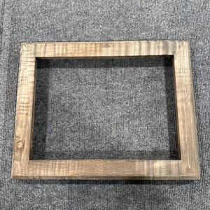 9 x 12 Curly Maple with Driftwood Dye Picture Frame