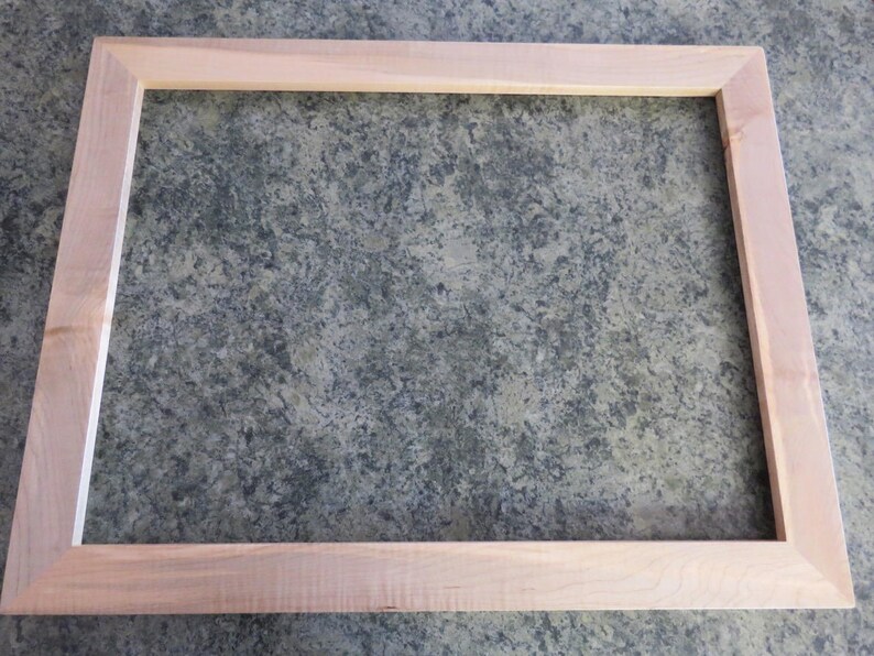 18x24 Curly Maple Picture Frame Image 0