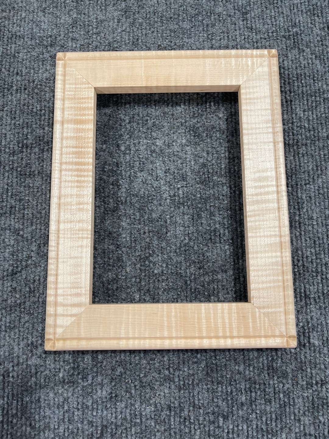 5 X 7 Curly Maple Picture Frame Cm8 Etsy