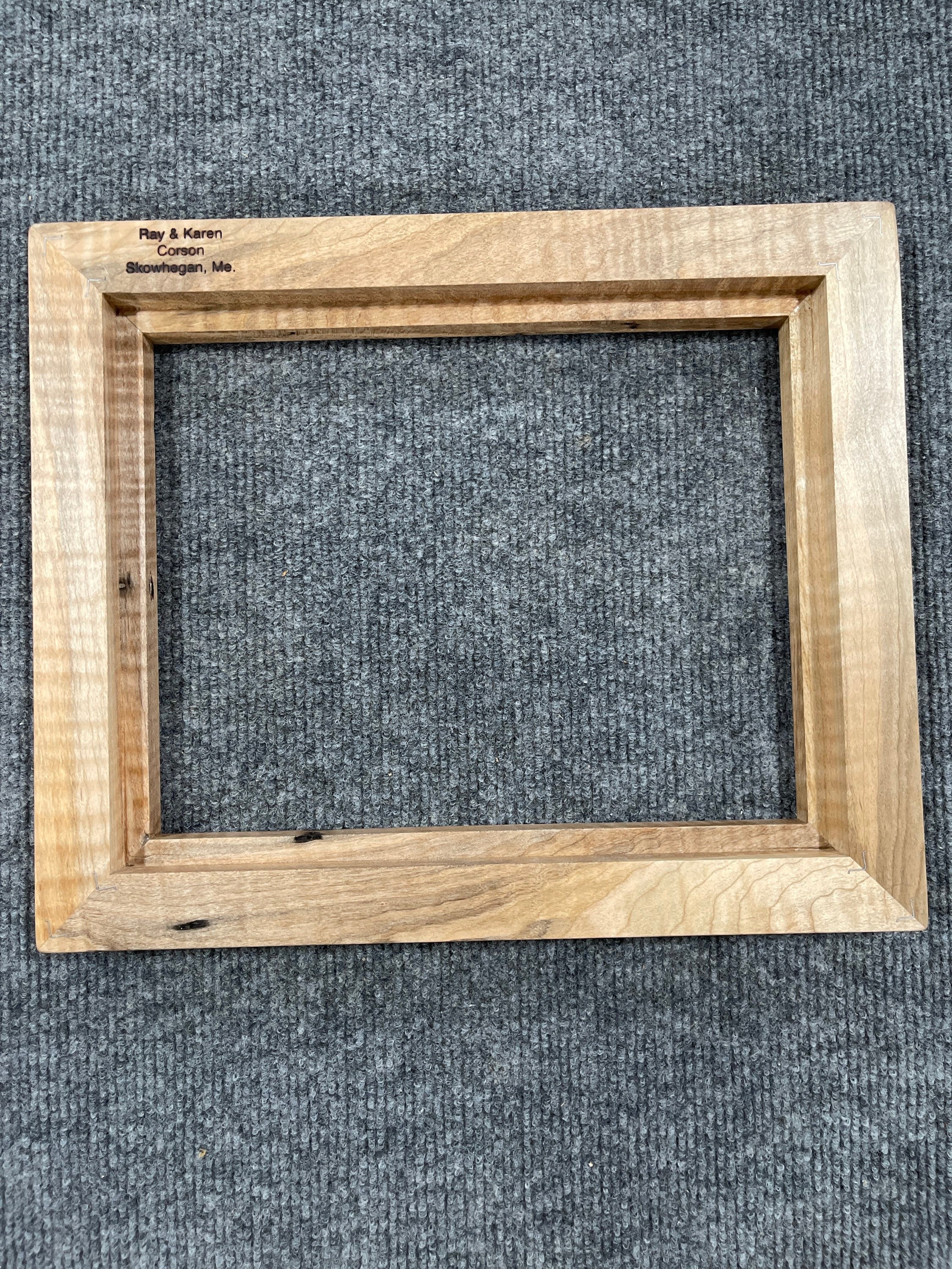 8x10 Wormy Curly Maple Picture Frame Etsy