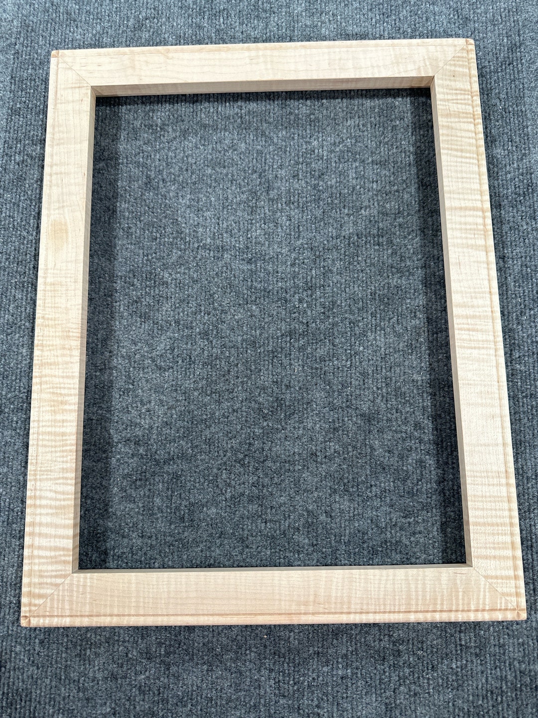12 X 16 Curly Maple Picture Frame Etsy