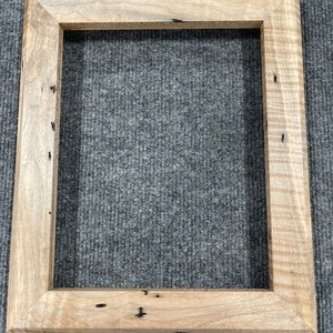 8x10 Wormy Curly Maple Picture Frame