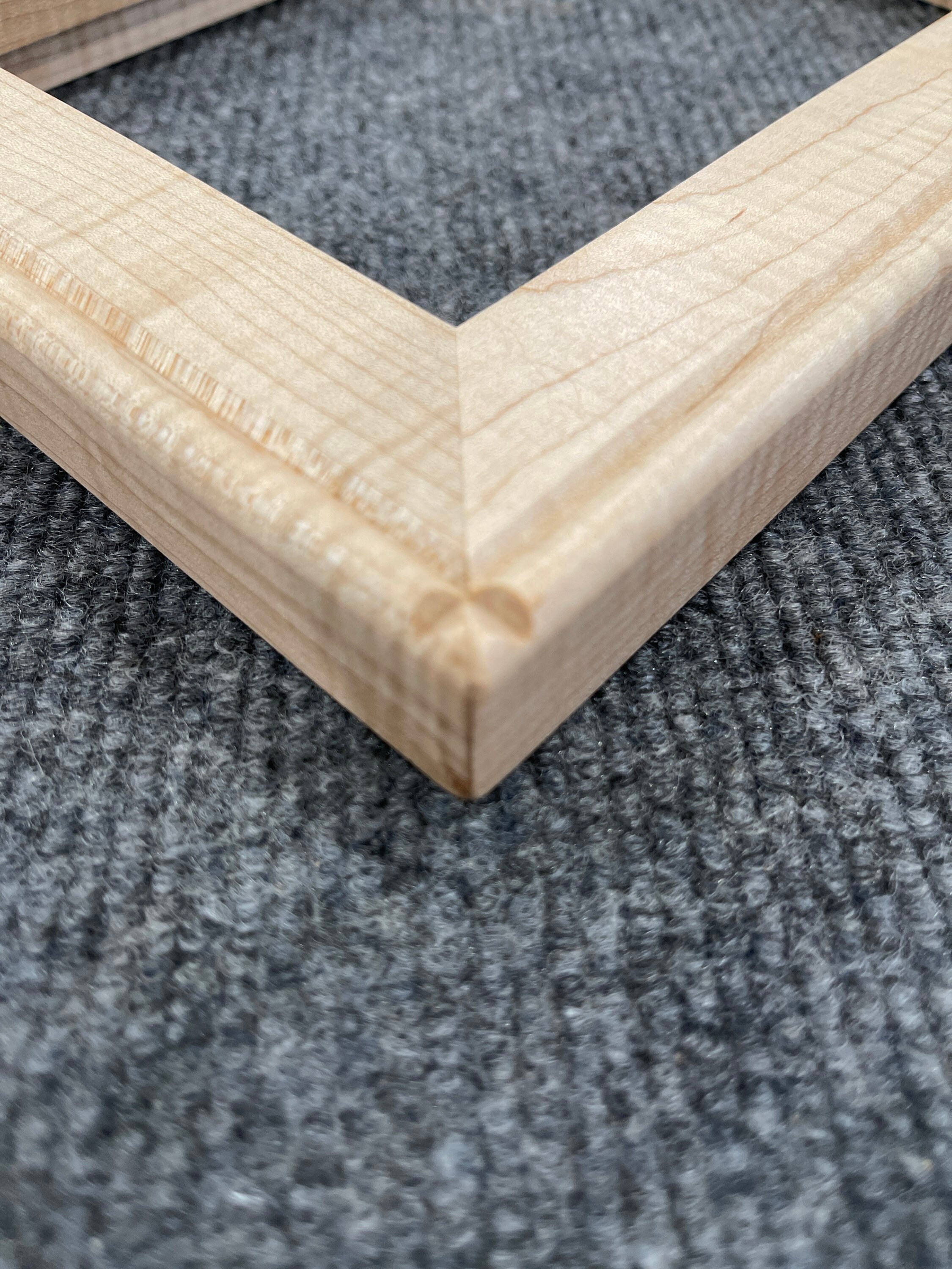 5 X 7 Curly Maple Picture Frame cm8 Etsy