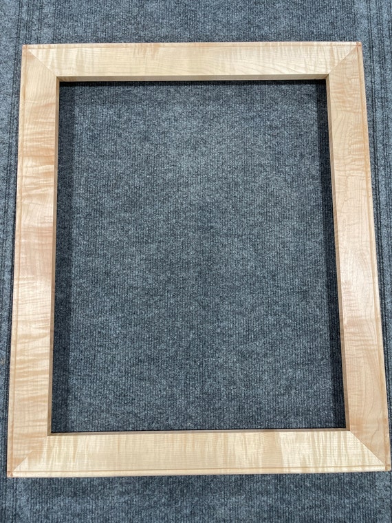 16 X 20 Curly Maple Picture Frame Etsy