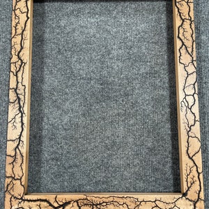 12 x 16 Fractal Burn Ahorn Unikat Bilderrahmen
