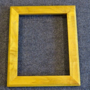 8x10 Curly Maple Picture Frame Yellow dye YY image 2