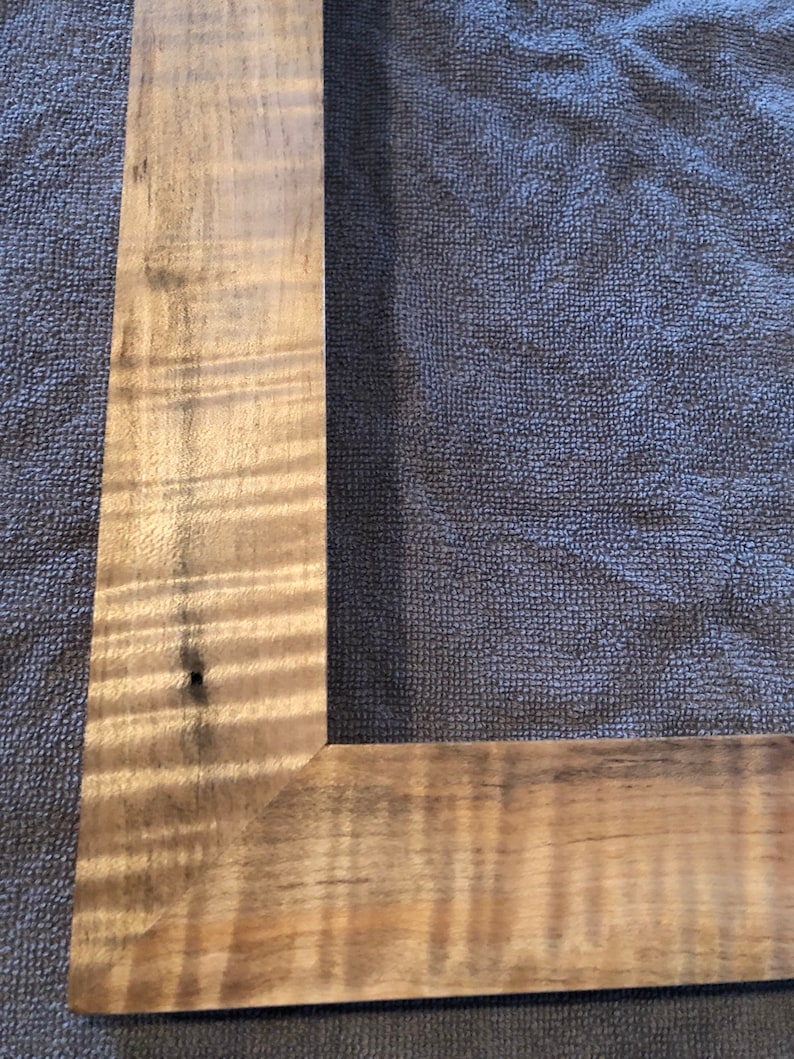 16 X 20 Rustic Specialty Curly Maple Picture Frame 22 Etsy