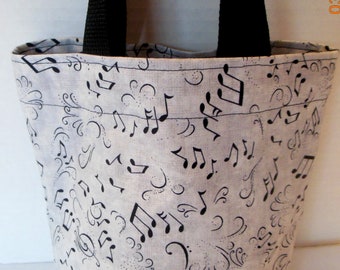 Musical Notes Gift Bag/Tote Bag