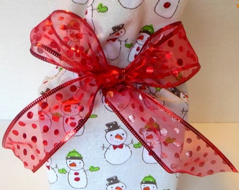 Snowmen Christmas Tissue Box Cover