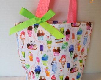 Ice Cream Purse/Gift Bag/Tote/Party Favor