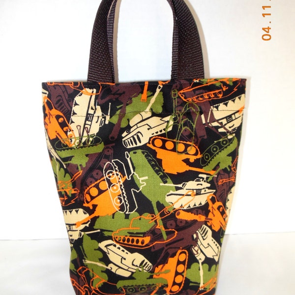 SALE --- Army Tanks /Gift Bag/Tote/Party Favor