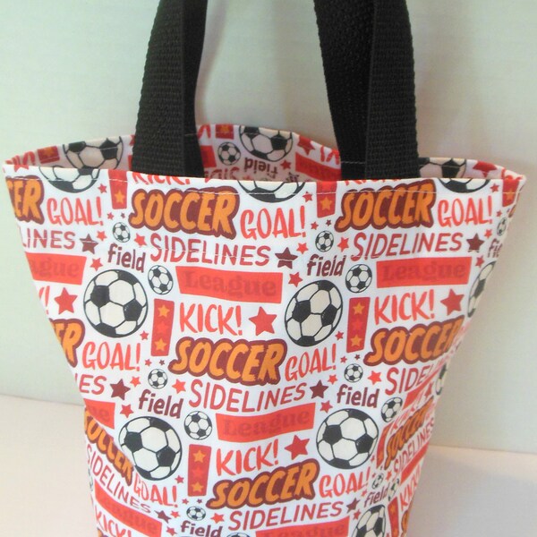 Soccer Theme Gift Bag/Easter Basket/Tote