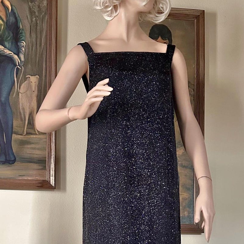 90s Shimmery Daisy Dress
