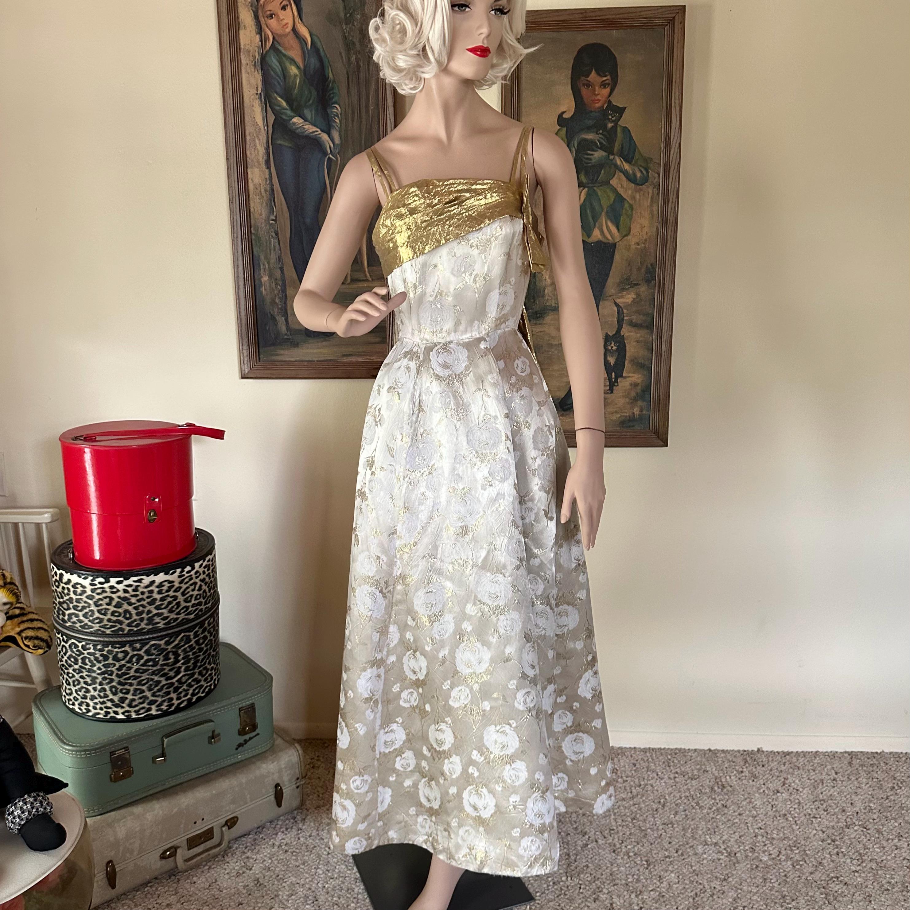 Gold Lame Dress as Is