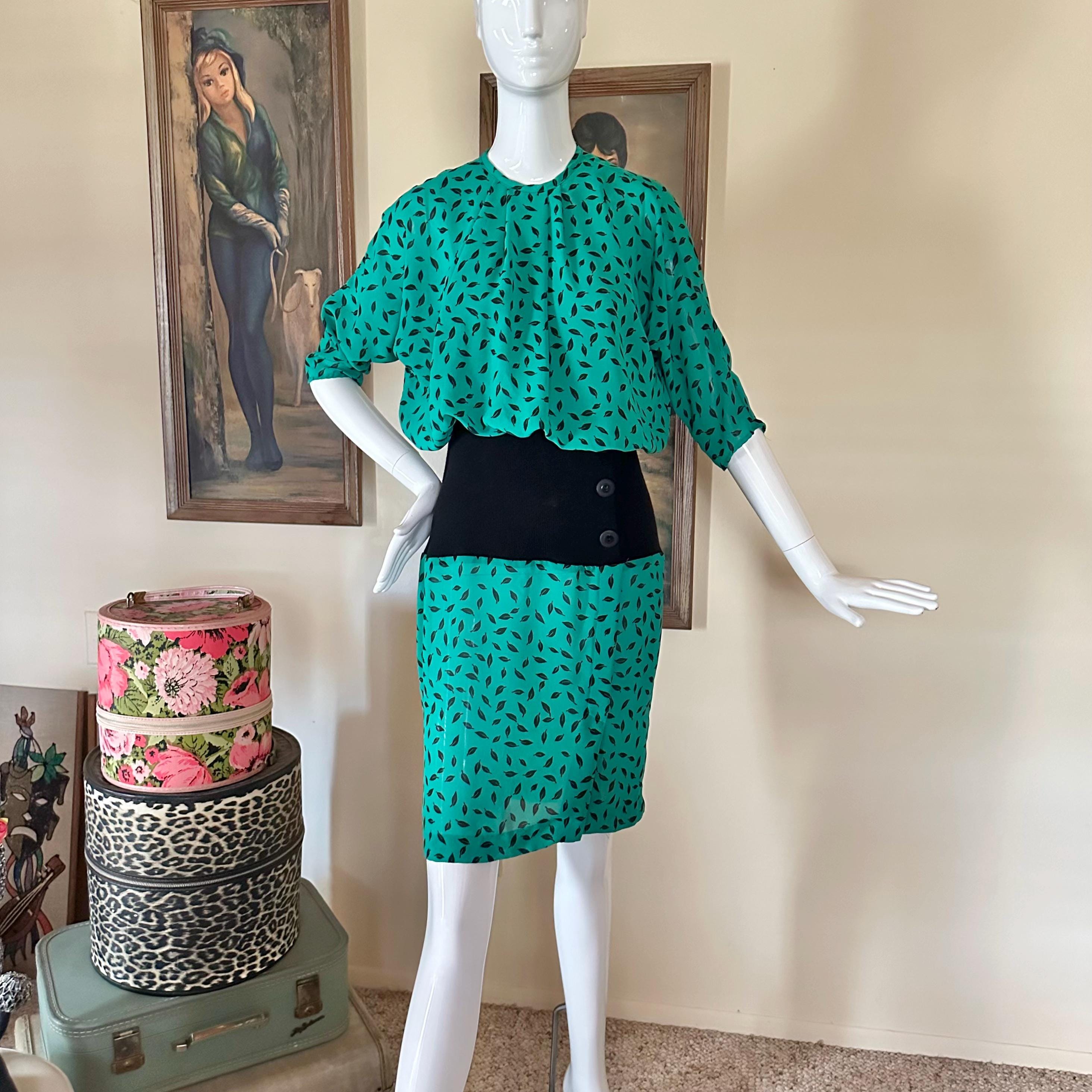 Jewel Green Dress - Etsy