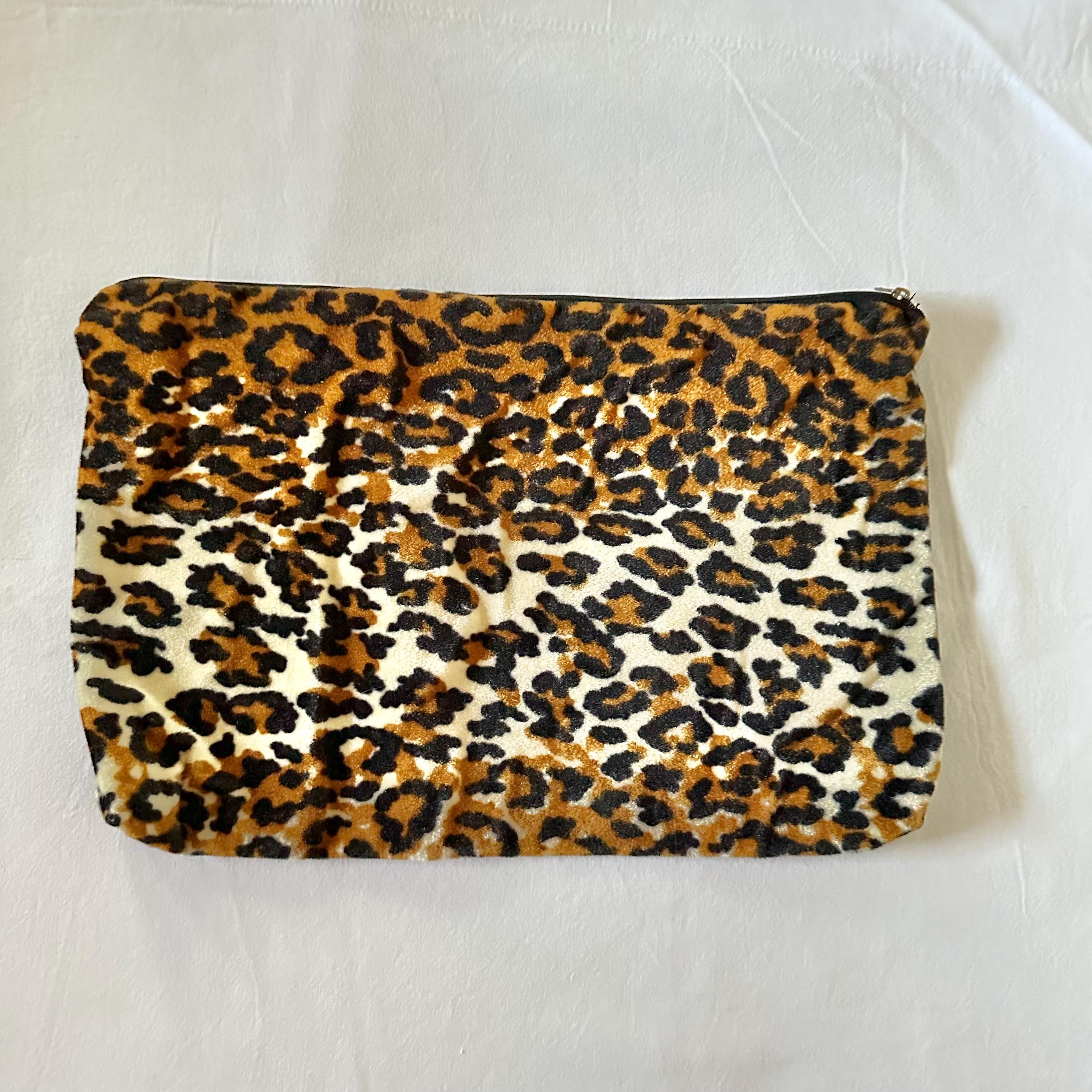 Fuzzy Leopard Bag - Etsy