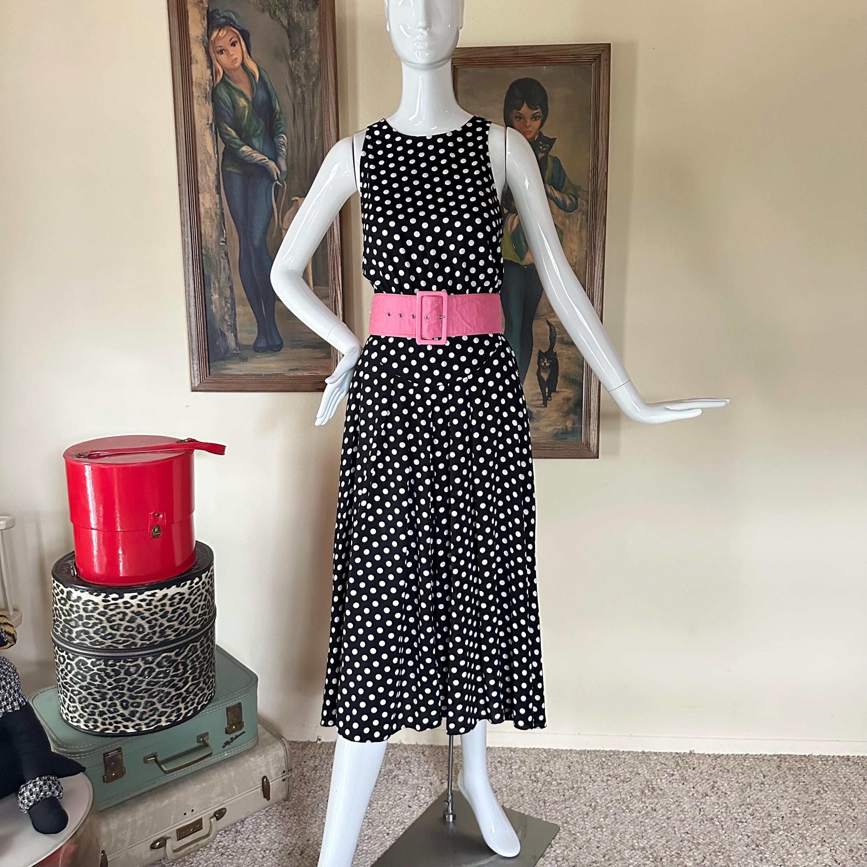 90s Polkadot Dress - Etsy 90s Polkadot Dress - Etsy