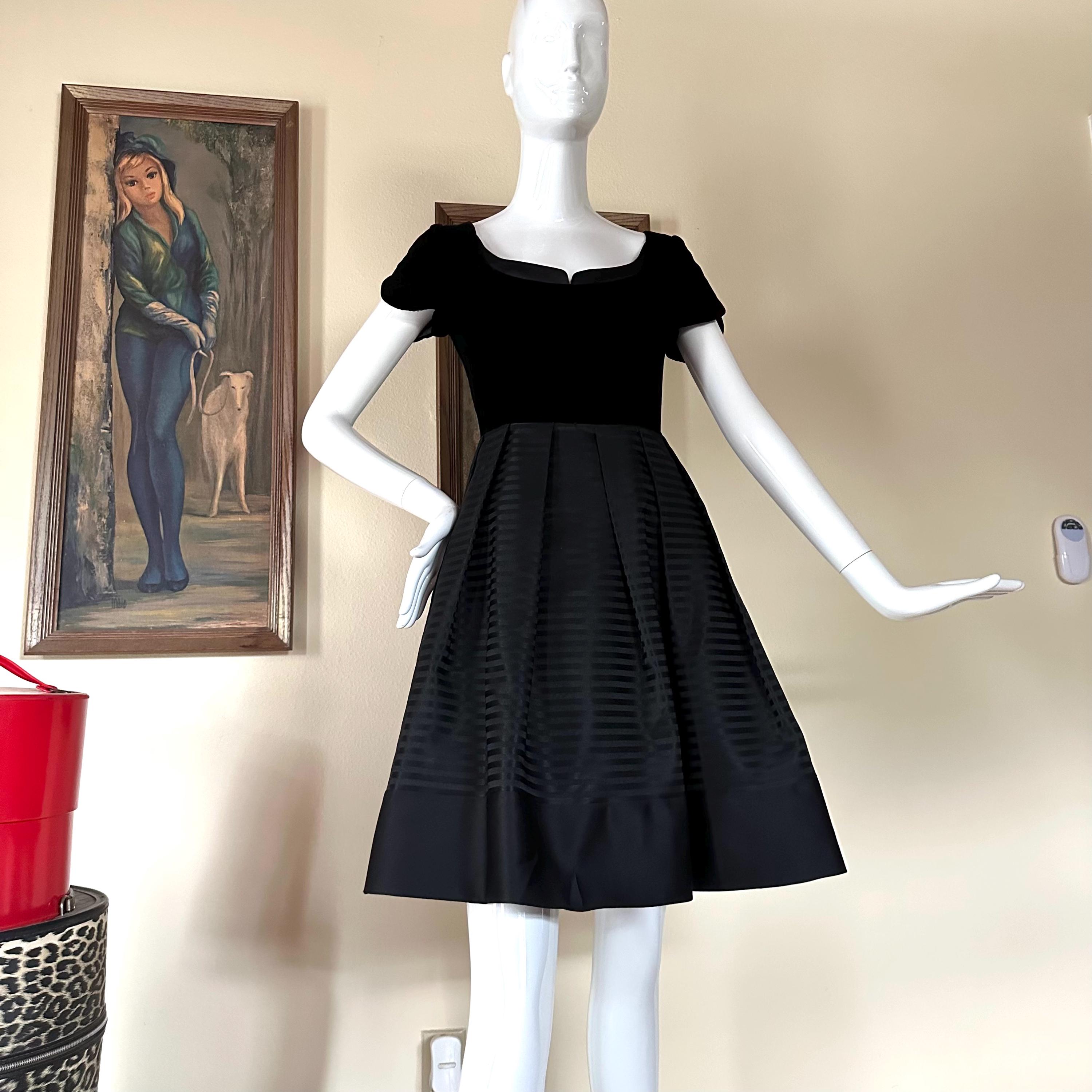 90s Black Tie Dress - Etsy