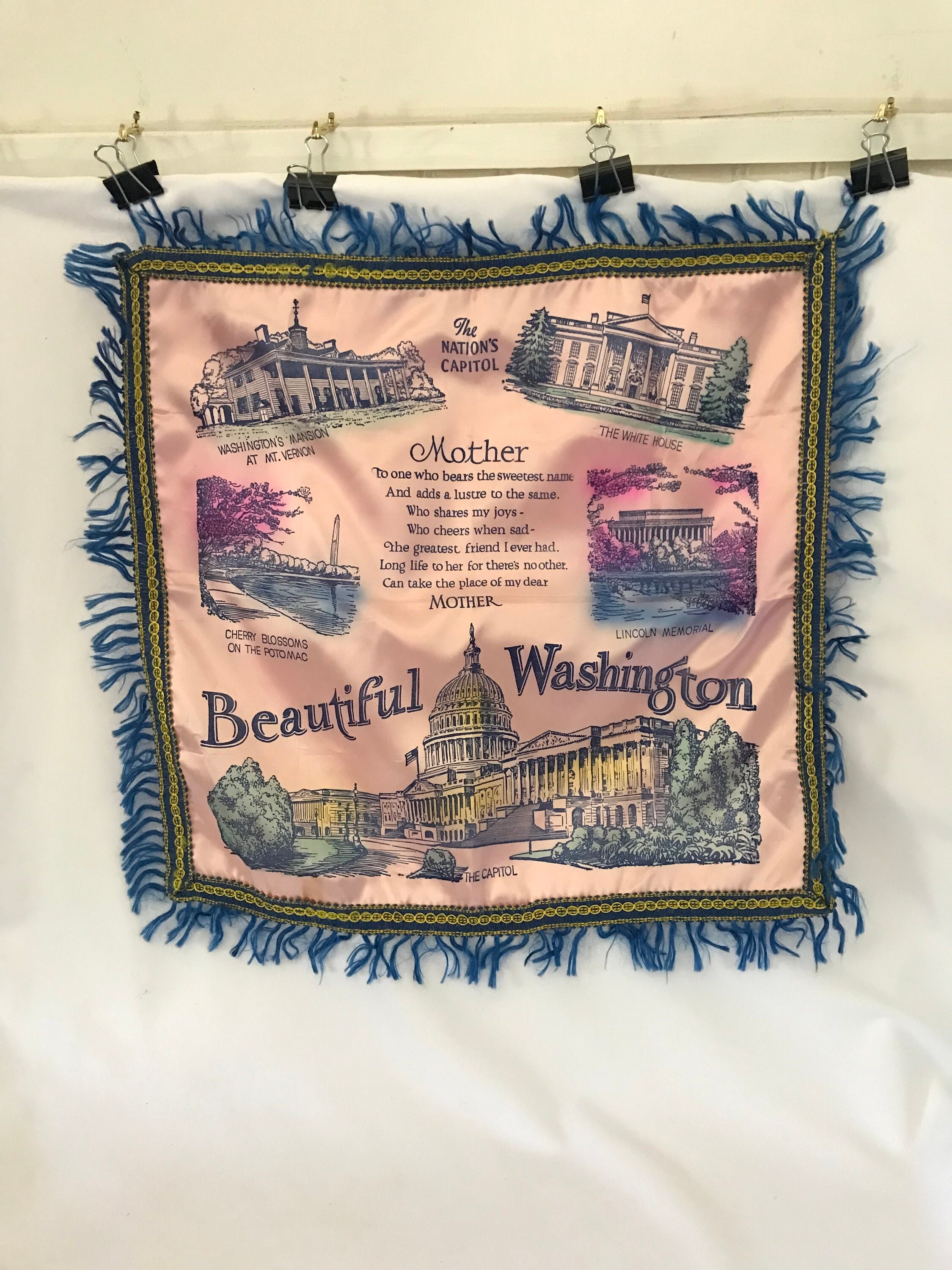 50s Souvenir Pillow - Etsy Canada