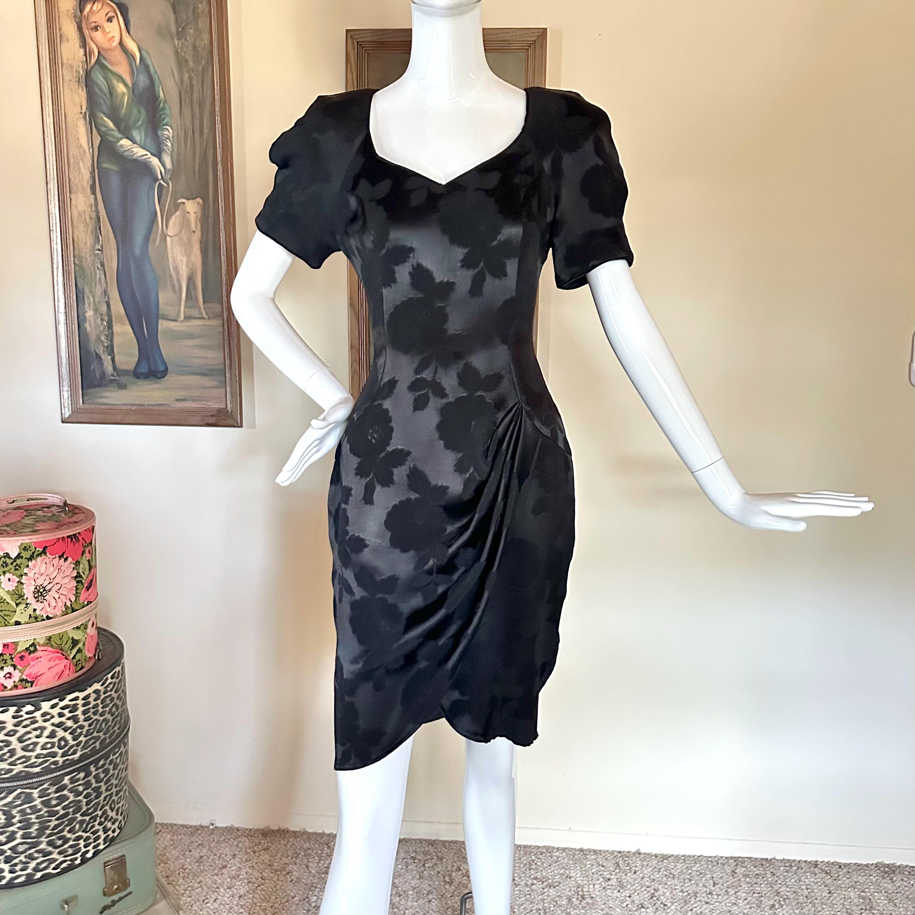 knee length dresses for ladies Effortlessly Cute Floral Velvet Burnout Skater Dress