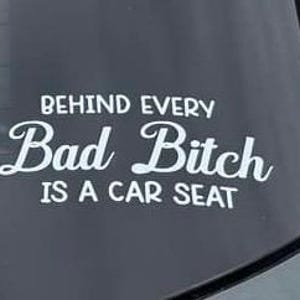 bad bitch decal