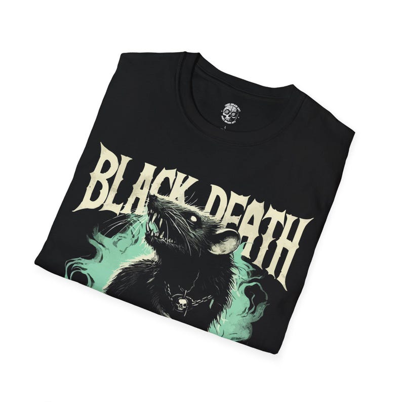 Maglietta con ratto della peste della morte nera - Moda gotica Weirdcore immagine 4