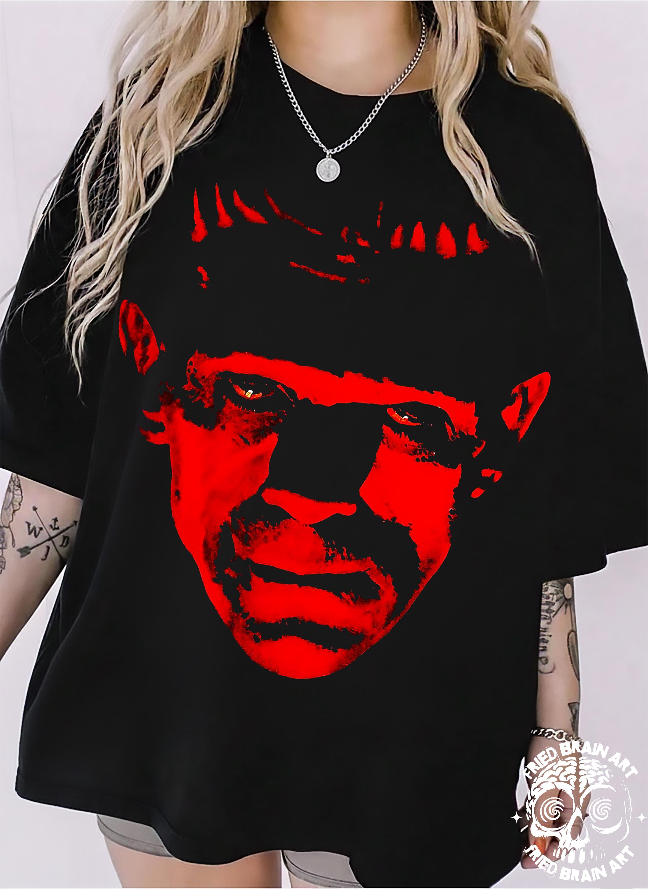 フランケンシュタインのモンスターTシャツ：ホラー映画のグラフィックT 