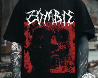 Dark Art Zombie T-Shirt: Horror Movie Graphic Tee