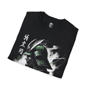 Japanese Art Samurai T-Shirt, Heavyweight Crewneck image 4