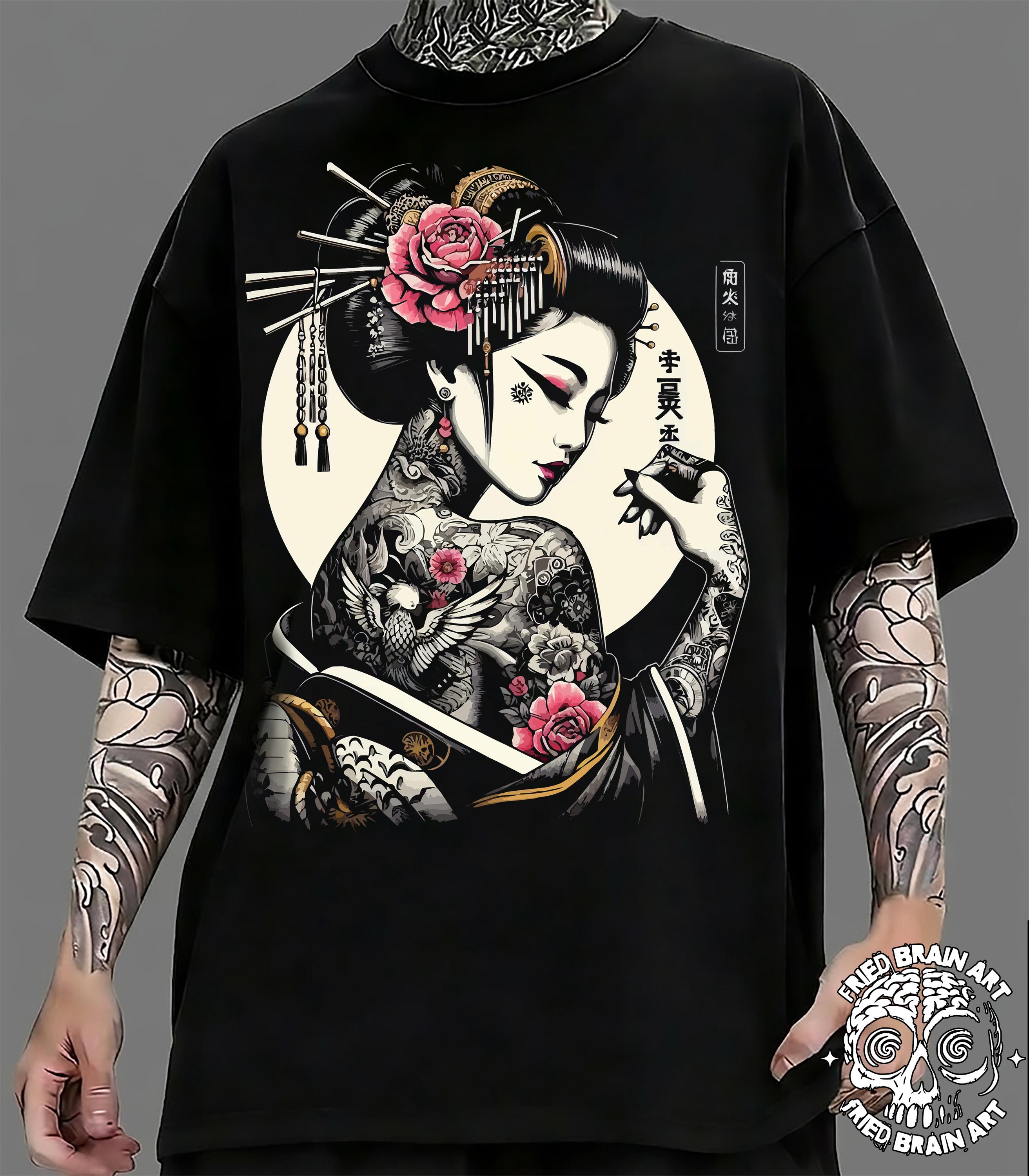 Japanese Tattoo Tshirts - Etsy