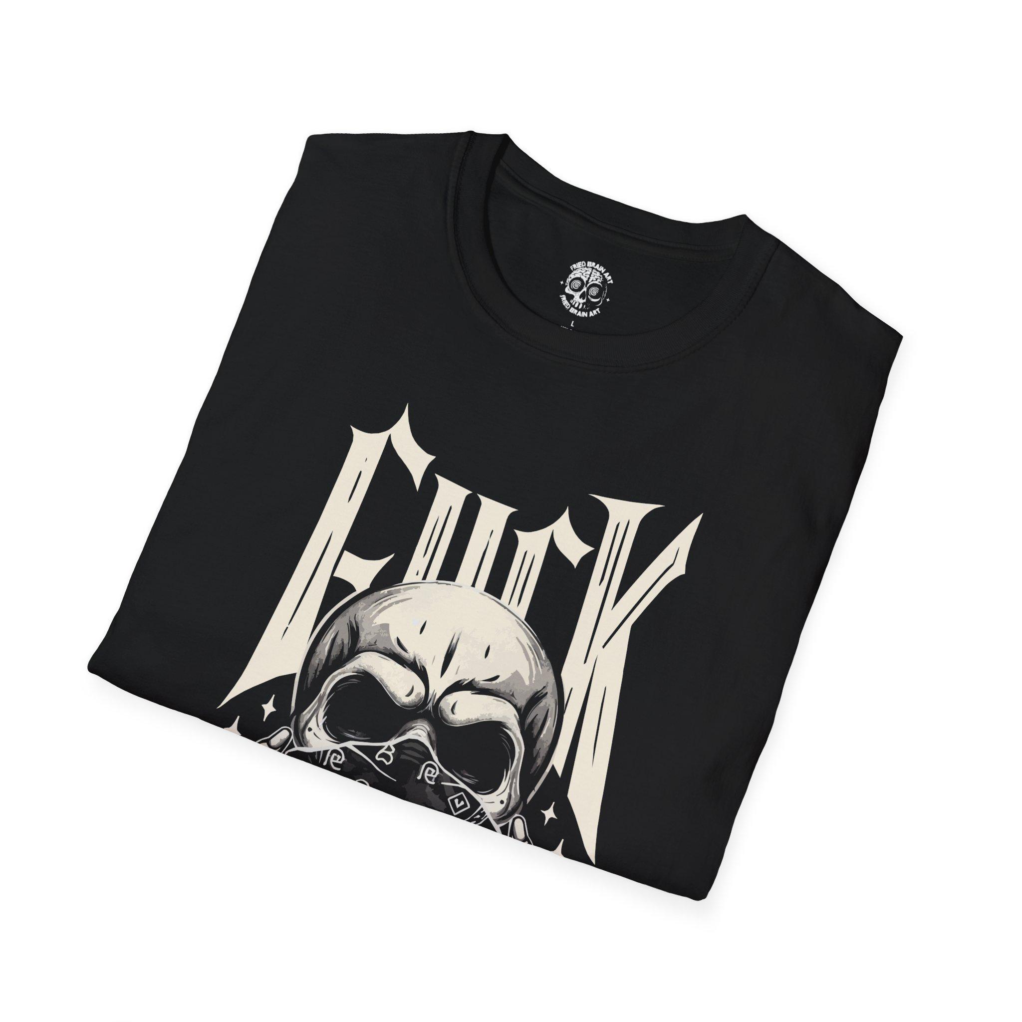 Skull Bandana T-shirt: Anti-system Graphic Tee - Etsy