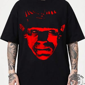 Camiseta del monstruo de Frankenstein: Camiseta gráfica de película de terror