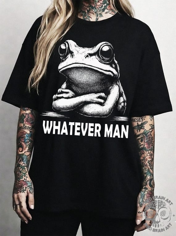 Funny Frog T-Shirt: Sarcastic Toad Tee