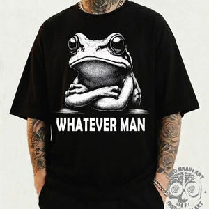 Funny Frog T-Shirt: Sarcastic Toad Tee image 2