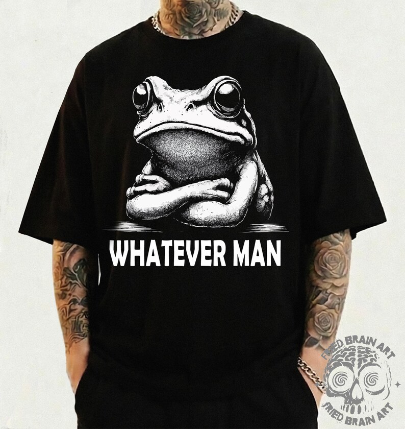 Funny Frog T-Shirt: Sarcastic Toad Tee image 2